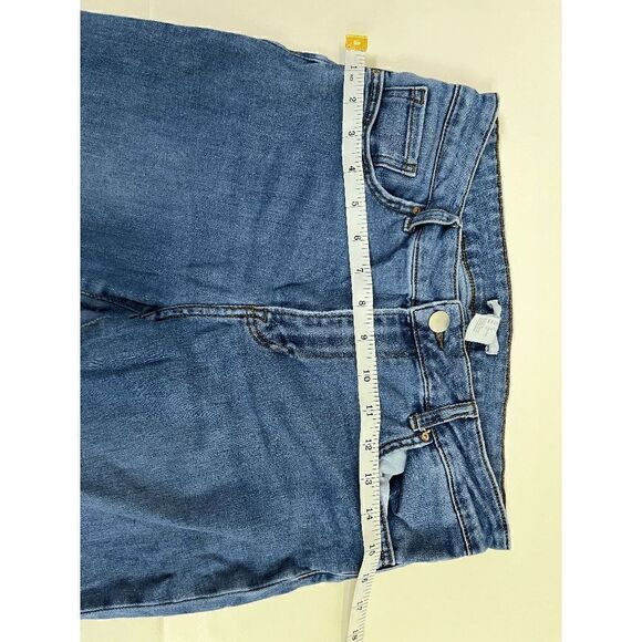 Womens High Waist High Rise Stretch Skinny Ankle Jeans Medium Wash Size 40 - Picture 4 of 7